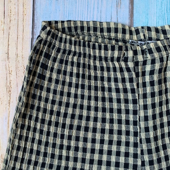 Casual Black and cream Gingham Pants - Picture 5 of 8
